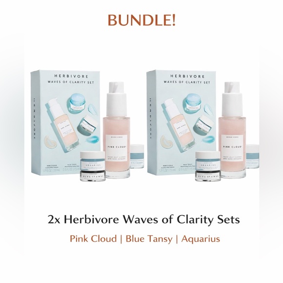 Herbivore Botanicals Other - NIB Herbivore Waves of Clarity Skincare Set Bundle of 2 Acne Treatment